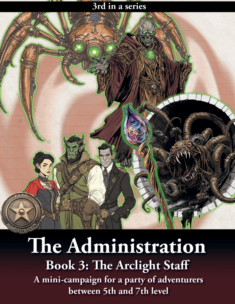 The Administration Book 3 mini campaign